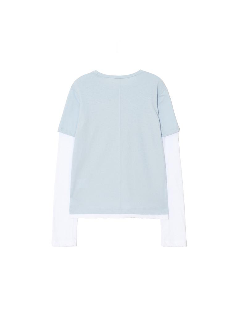 Leusejiem Half Layered Long Sleeve T-Shirt - 3 Colors