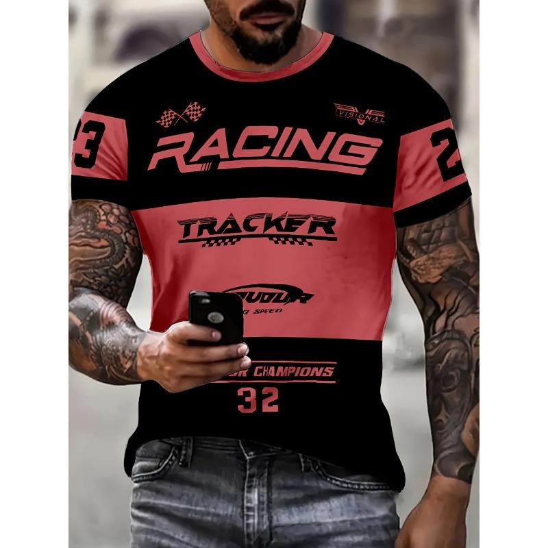 Summer 3D Printed Large-sized Men's T-shirt - Quick-drying Breathable Loose-fitting and Comfortable Suitable for Daily Wear