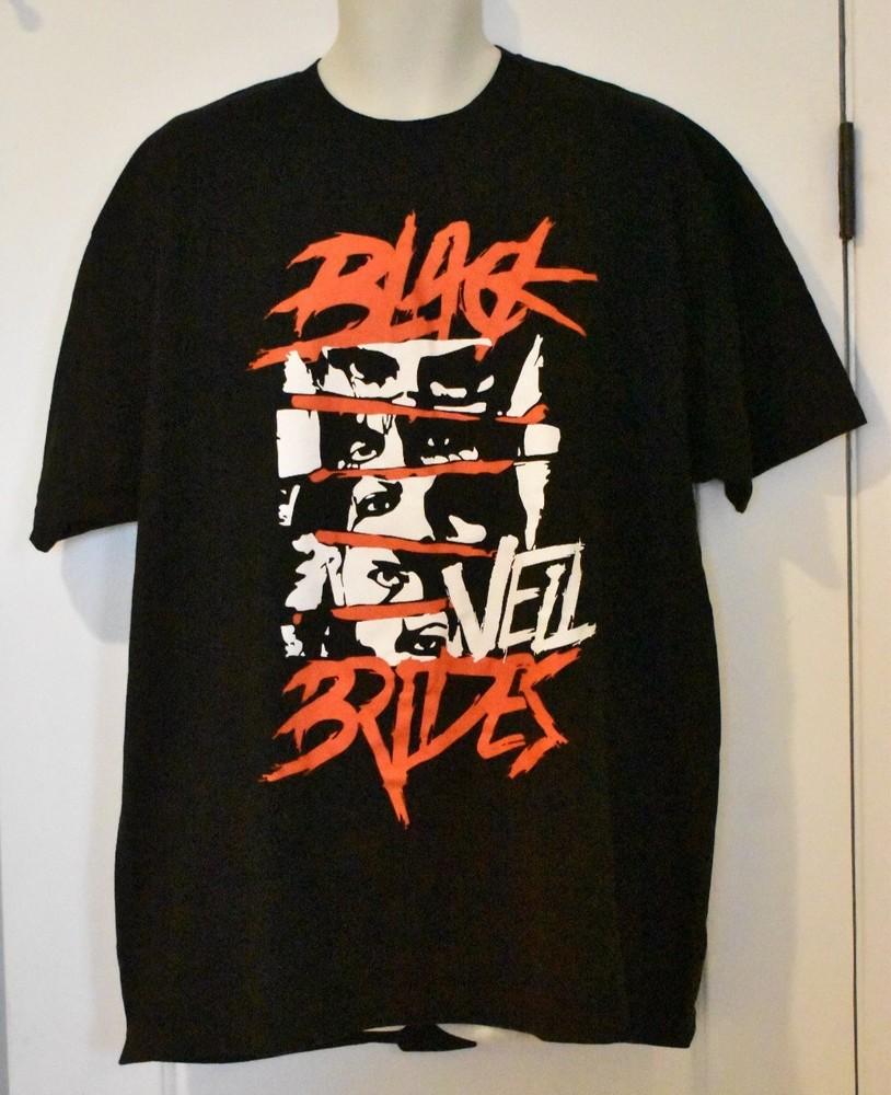 Rzadkie !Czarna koszulka zespołu Black Veil Brides Unisex na koncert S do 5XL LO087 Koszulka Unisex