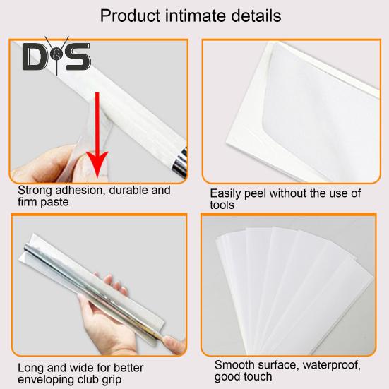 13Pcs Professional Golf Grip Tape Strong Adhesive Regripping Golf Club Strips Firm Sticking Tape Golf Club Wrapping Paper Stickers