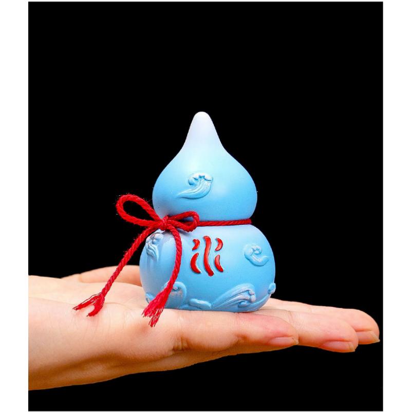 Bring Wealth and Luck Photo Props Yin Yang Feng Shui with Tassel Home Decor Housewarming Gift Gourd Crafts Hanging Ornament