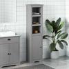 VidaXL Bathroom Cabinet BODO Grey 44x30x160 Cm, Bathroom Storage Cabinet, Bathroom Cupboard, 4016862