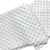 Minky Dot Fabric For Baby Comfort Blankets 1mm Pile Length Polyester Single Sided Swaddle Baby Crying Comfort Plush Fabric