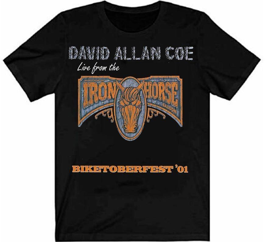 David Allan Coe Live from the Iron Horse T Shirt Unisex T-Shirt L
