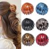 Temperament Stretch Meatball Head Vintage Bird's Nest Bun Maker Hair Ring Ponytail Buckle Hair Claw