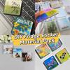 5Pcs/set Self-Adhesive Craft Magnet Set Handmade Fridge Magnet Package  Home Decor