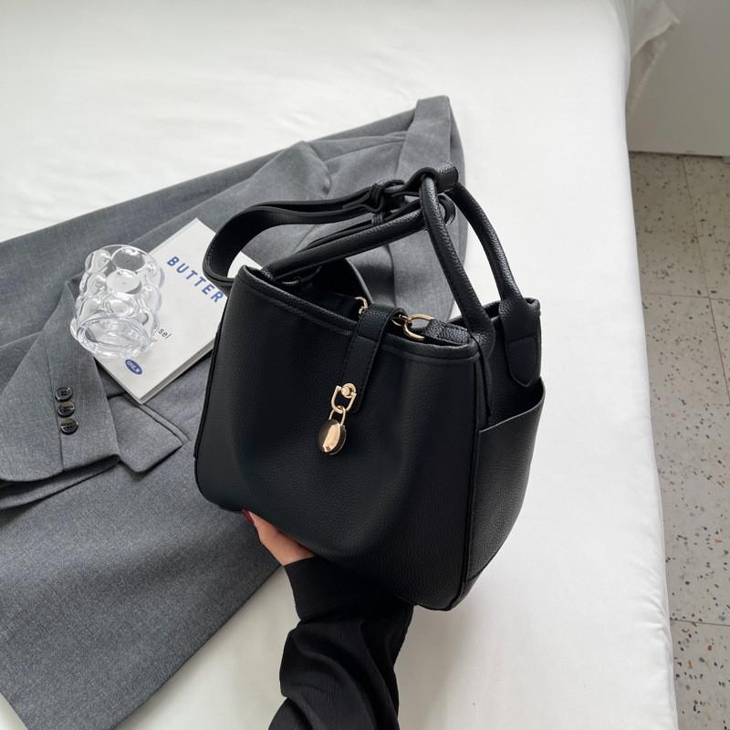 Ielgy Retro Female Bag All-Match Messenger Bag Fashion Shoulder Bucket Bag