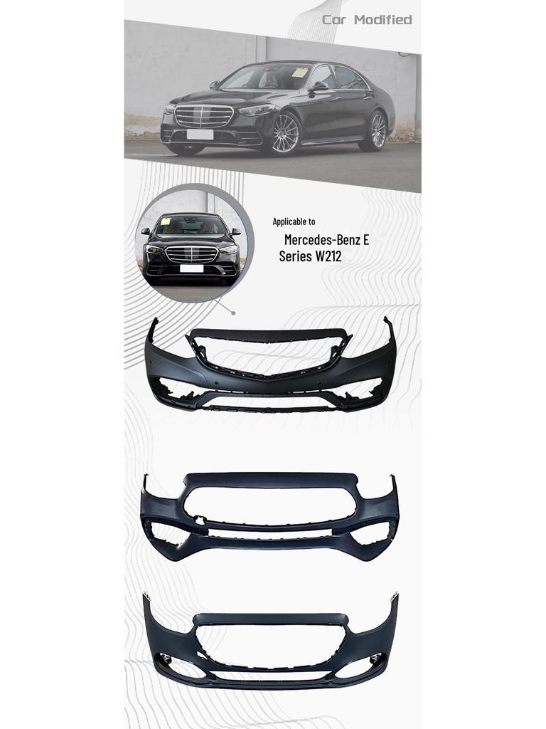 Leishuo Carbon Fiber Maybach-Style Front Bumper for Mercedes E-Class W212