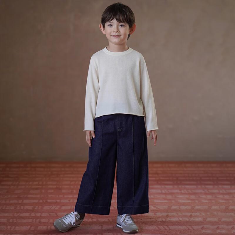 Hacikis Kids' Soft Apricot Knitted Top