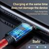 3 In 1 USB Fast Charging Cable 1.2M Type C Micro IOS Multi Charger Cable for iPhone Huawei Samsung Nylon Braided Cord Cable