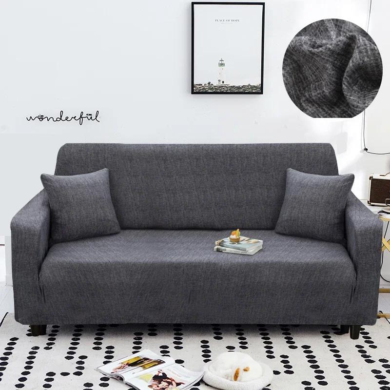 1/2/3/4 Seater Elastic Stretch Modern Sofa Covers for Living Room Sofa Couch Slipcovers Sectional Sofa Covers Housse De Canap