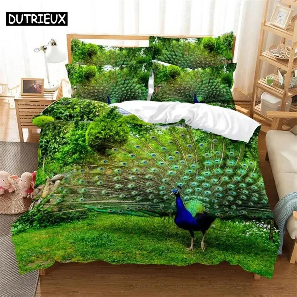 Comforter White Tiger Comfortable Duvet Bedding Set Children Bedroom Decoration Home Textile