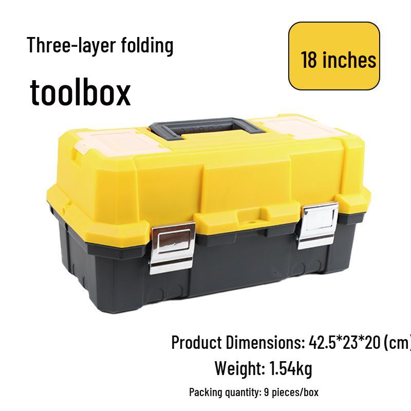Stainless Steel Multi-Functional Tool Box for Household & Electrician Use