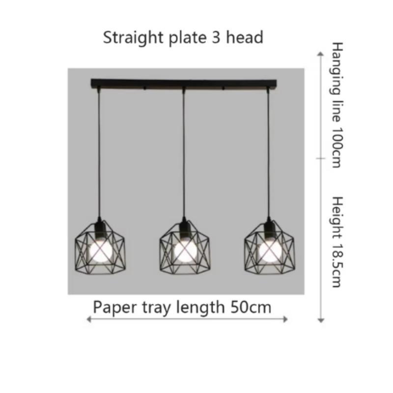 Modern Simple Design Chandelier Apply for Home Black Pendant Light Popular Hanging Lamp for Living Room Kitchen Decor Lighting