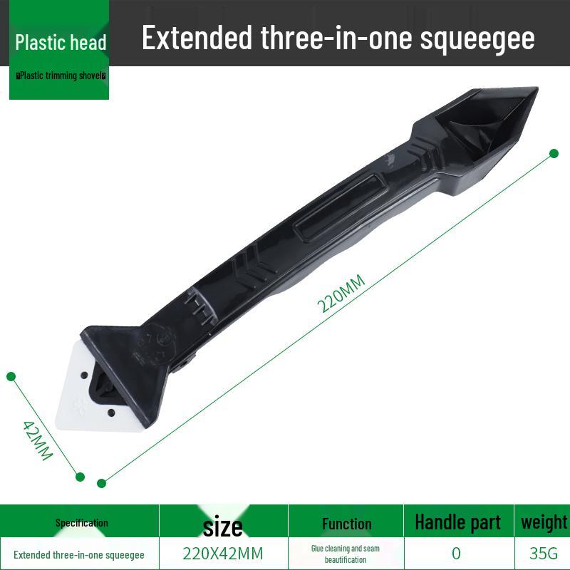 Multi-Functional Silicone Glue Scraper for Trimming, Filling, and Leveling