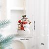 2025 New Christmas Deer Ornament Cute Cartoon Reindeer Hanging Pendant for Xmas Tree Decor Home Festival Party Decoration