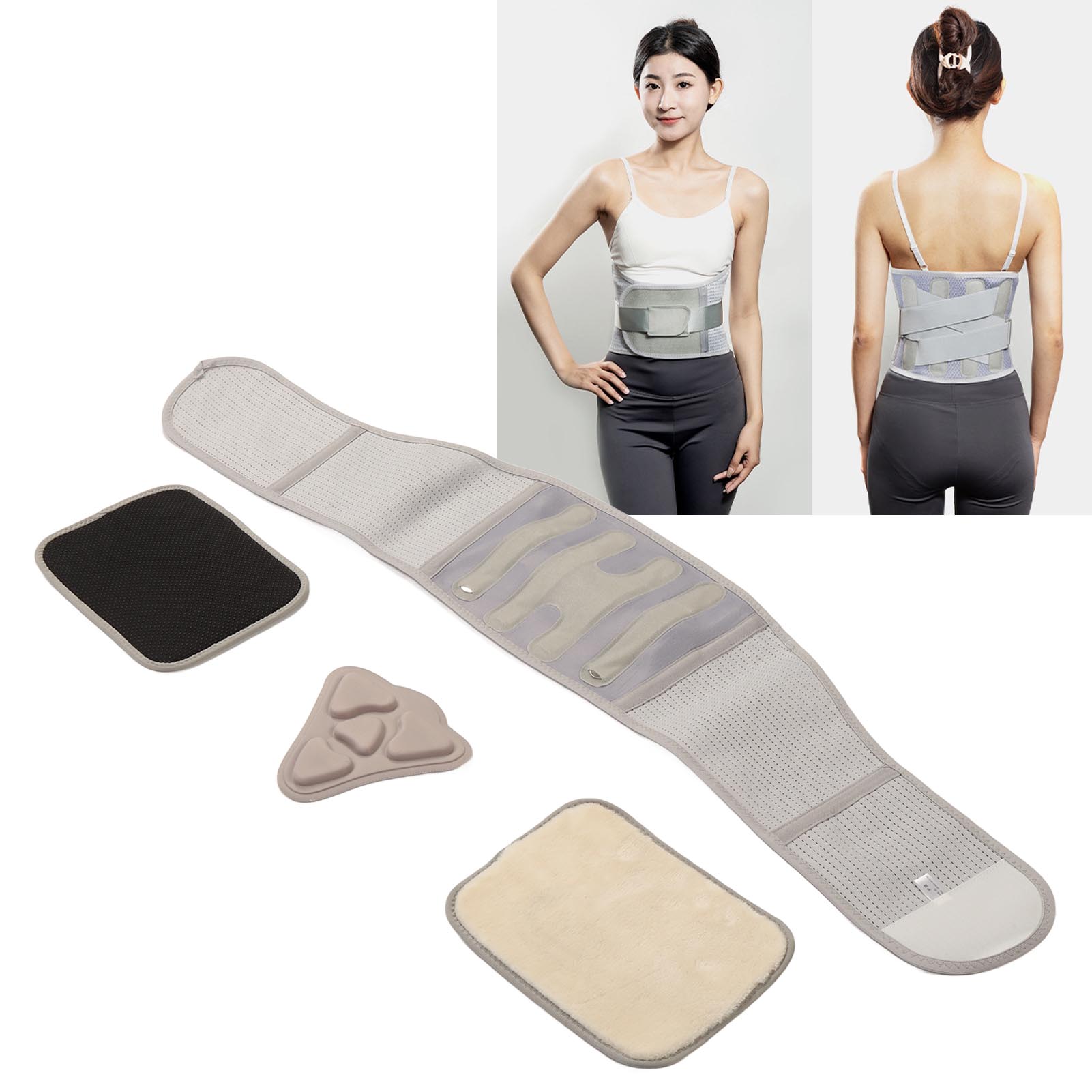 

Lower Back Brace XL Stable Support Breathable Relieves Pressure Lumbar Support Belt for Lower Back Pain