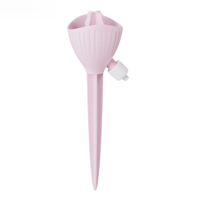 

Автоматическое устройство для самополива с универсальным креплением для бутылок и регулируемой скоростью подачи воды для комнатных растений 1pc розовый