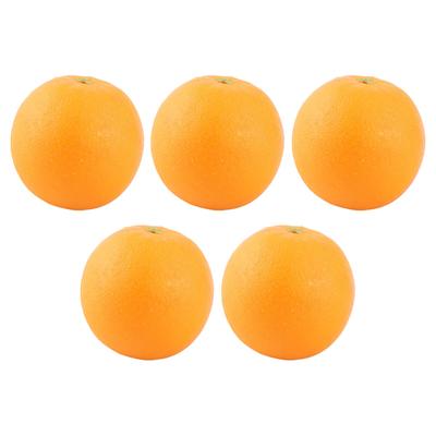 Artificial Orange Lifelike Decorative Fake Orange EVA Foam Fruit Model for Home Decor Photographic Props