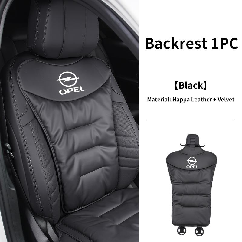 Car Seat Velvet Cushion Leather Backrest Seat Cover Accessories For Opel Corsa Astra Insignia Vectra Zafira Meriva Mokka Grandla