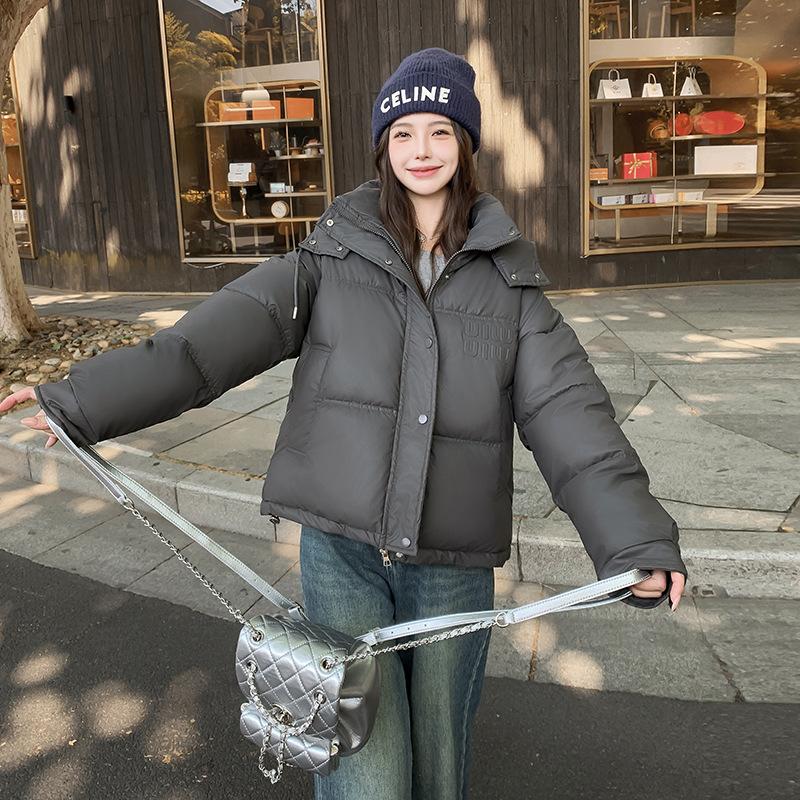 

Down Cotton-padded Clothes Women s Short New Korean Version Loose Cotton-padded Jacket Student Winter Cotton-padded Clothes M