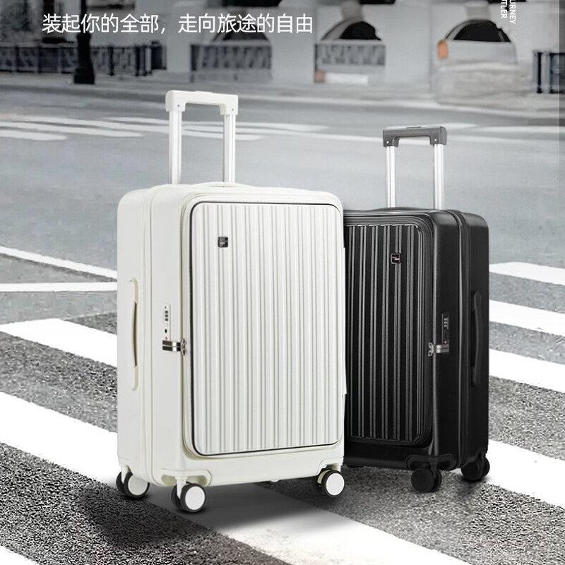

KINGSGEAR Front-Opening Hardside Spinner Luggage