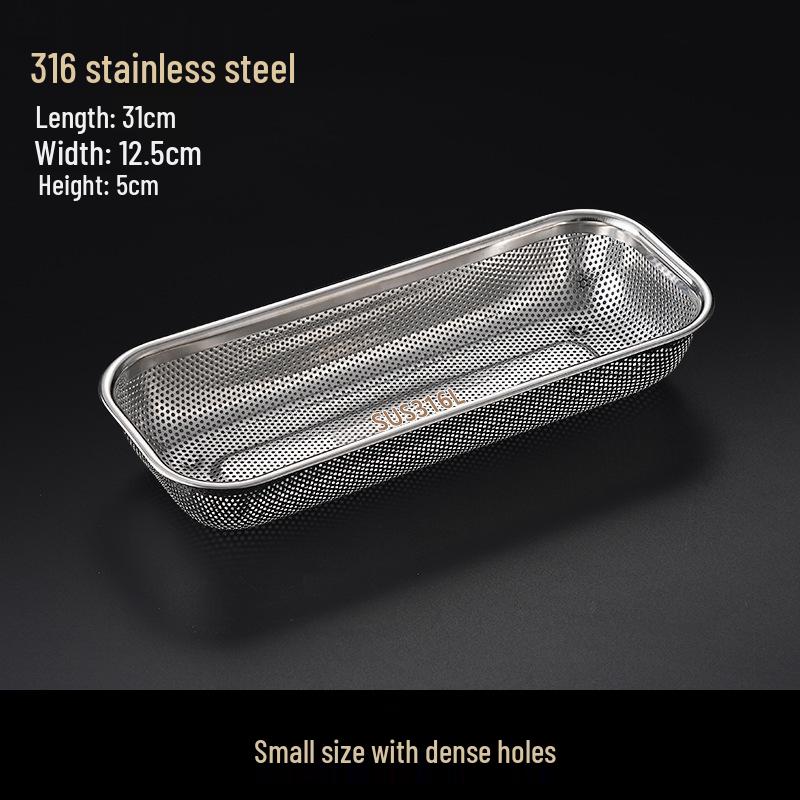 Stainless Steel Chopstick & Utensil Holder with Draining Rack and Sterilizer