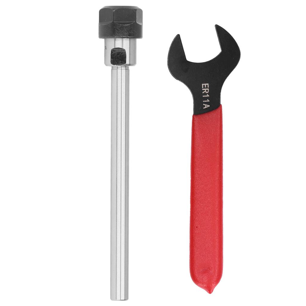 Geradschaft-Verlängerungsstange ER11 Spannzangen-Werkzeughalter mit Schlüssel für Drehmaschinenbearbeitung