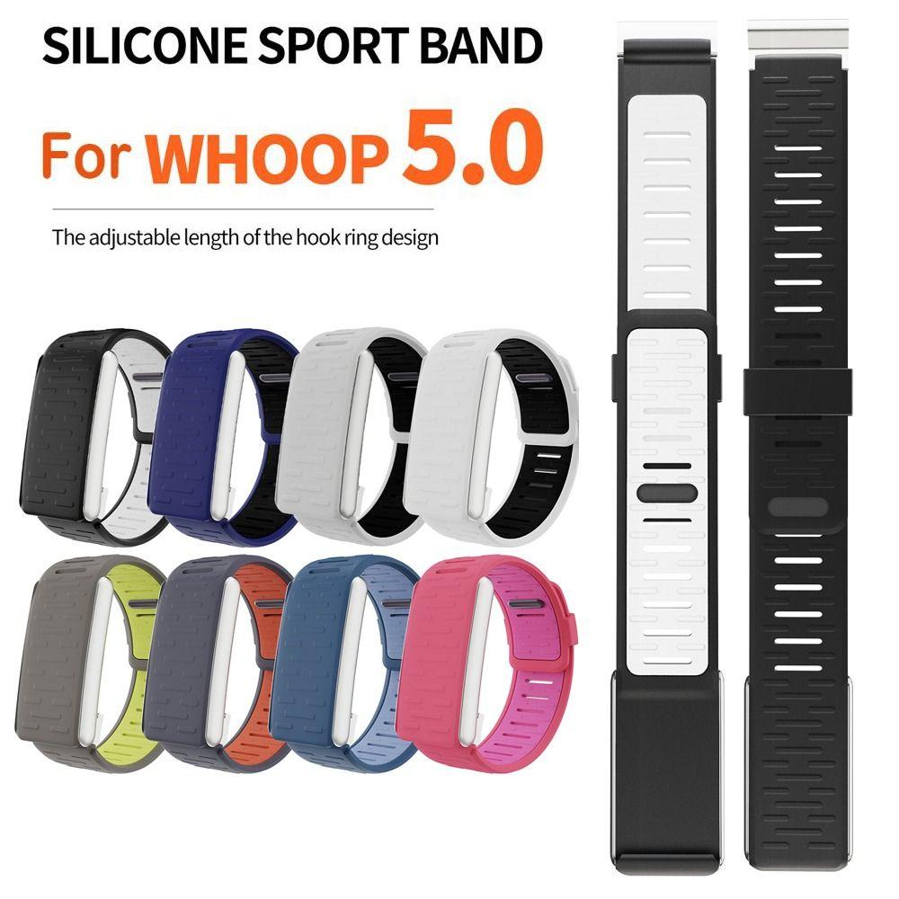 Breathable Fitness Band Silicone Tracker Strap Replacement Strap for Whoop 5.0 One/Peak Women Men