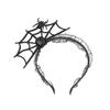 Halloween Devil Hair Band Halloween Party Dekorace Pavoučí síť Čarodějnice Taneční Čelenka Foto Rekvizity Festival duchů Obruč s netopýří hlavou