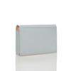 JILL STUART Gloria JSLW3AM1 Business Card Holder Cowhide Saffiano Leather Ribbon Motif Glitter Pastel Women's Case Wallet