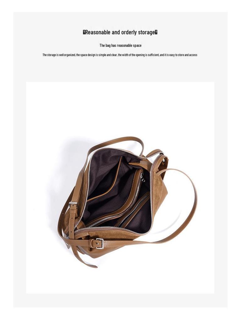 2025 Premium Matte Boston Shoulder Bag - Women's Autumn/Winter Pillow Bowling Style