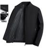 New Spring and Autumn Middle and Old Men's Jacket Stand-Up Neck Jacket-0-Year-Old Dad Loose Top Cadre Pack