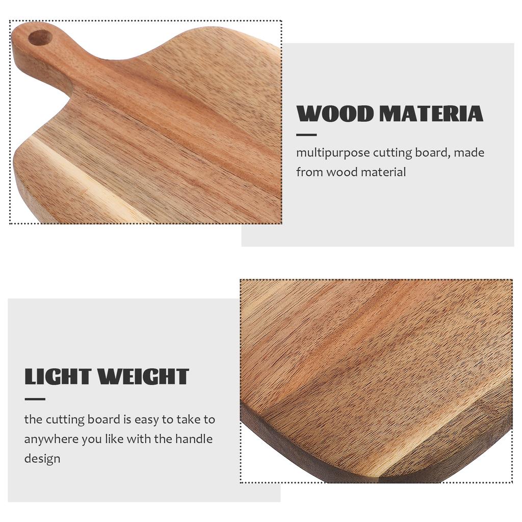 Acacia Wood Cutting Board Chopping Small Boards for Kitchen Portable Home Wooden Food Meal Prep Large Meat Serving