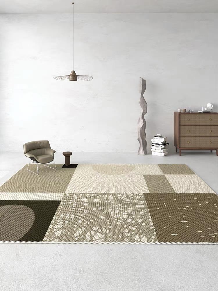 Salon Kryształowy aksamitny dywan Sypialnia Sofa Retro Stolik kawowy Koc Nowoczesny Luksusowy Dom Nordic Mata podłogowa