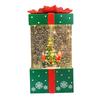 Christmas Music Box Lantern Tree Scene Glittering Snowing Toy for Desktop Home Decor