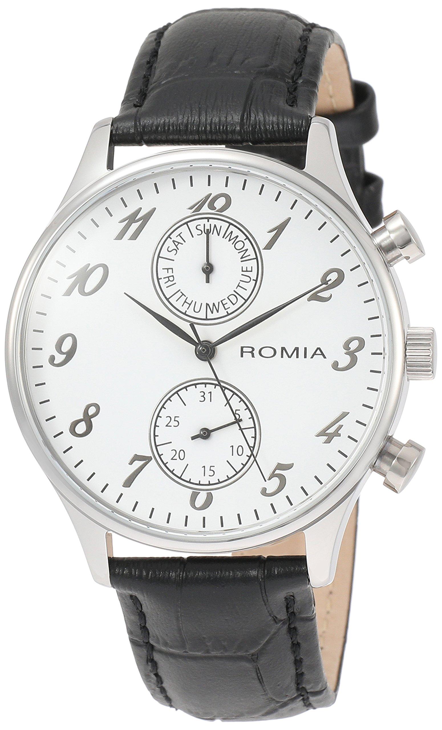 

Romia RM-621MW Men s Watch, Officially Imported, Black