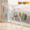 Foldable Wing-Shaped Clothes Drying Rack for Indoor/Outdoor Use