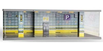 Kyosho ATLANTIC CASE Assembly Diorama Parking P2 Yellow Floor ATL30302N 1/64