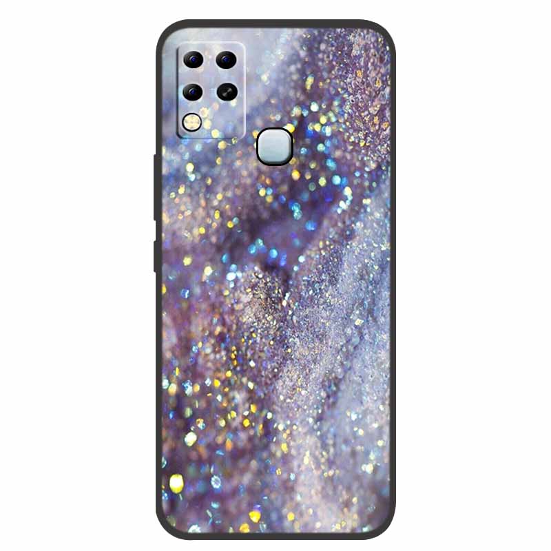 For Infinix Hot 11 G37 Case X689F Marble Silicone Protective TPU Soft Back Cover for Infinix Hot11 G37 128GB Funda Cartoon Coque