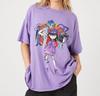Gorillaz Graphic Purple Rock Tee Shirt New