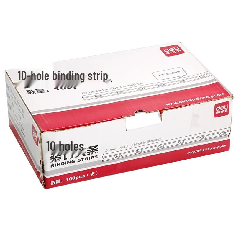 Deli 3829 A4 Plastic Binding Strips CN Plug (adapter Included)