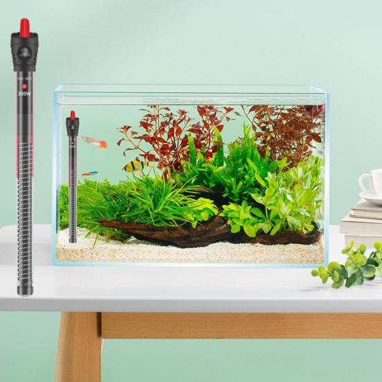 Yousheng Fish Tank Heater Temperature Adjustable Digital Display Waterproof with Indicator Light Heating Fish Tank 100W Fish Tank Heating Rod