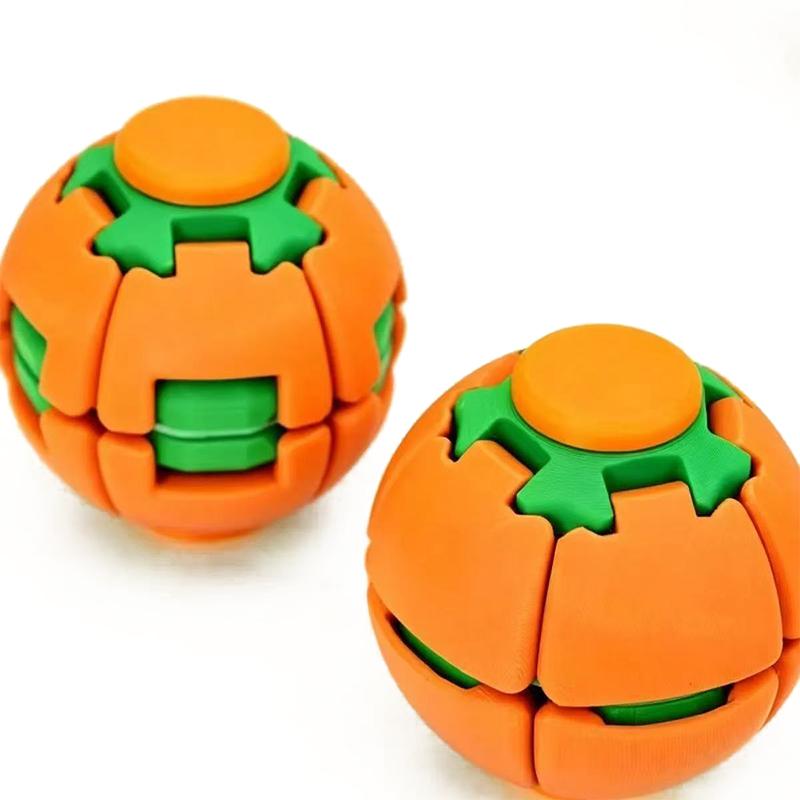 3D-gedruckter Fingerspitzen-Spin-Fidget-Ball Druckklick-Verformungsspielzeug Multifunktionaler sensorischer Stressabbau für Zuhause Büro Außenbereich