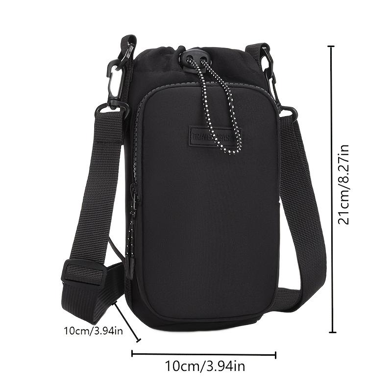 Multifunctional Large-Capacity Cup Bag with Portable Handle & Crossbody Strap, Ideal for Outdoor Travel & Hiking