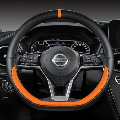 Pour Nissan X-Trail Qashqai March Serena Micra Kicks 2017- Altima Teana Housse de Volant de Voiture Accessoires Auto
