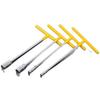 T-Type Socket Wrench Set, T-Shaped Extended Hex Wrench, Rubber-Coated Car And Motorcycle Tire Repair Tools
