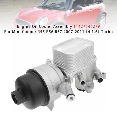 Engine Oil Cooler Oil Filter Assembly 11427546279 For Mini Cooper R55 R56 R57 2007-2011 L4 1.6L Turbo