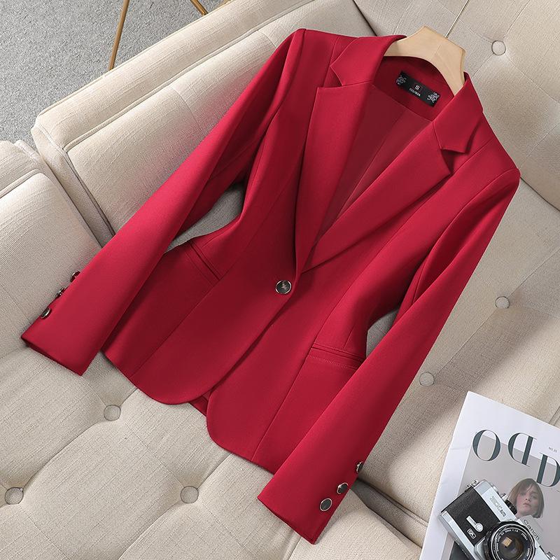 Women's 2025 Spring/Autumn Blazer - Fashionable Versatile Workwear