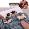 Adjustable Waist-Cinching Snap Button Jeans Accessory for Bachelor's Cap Graduation